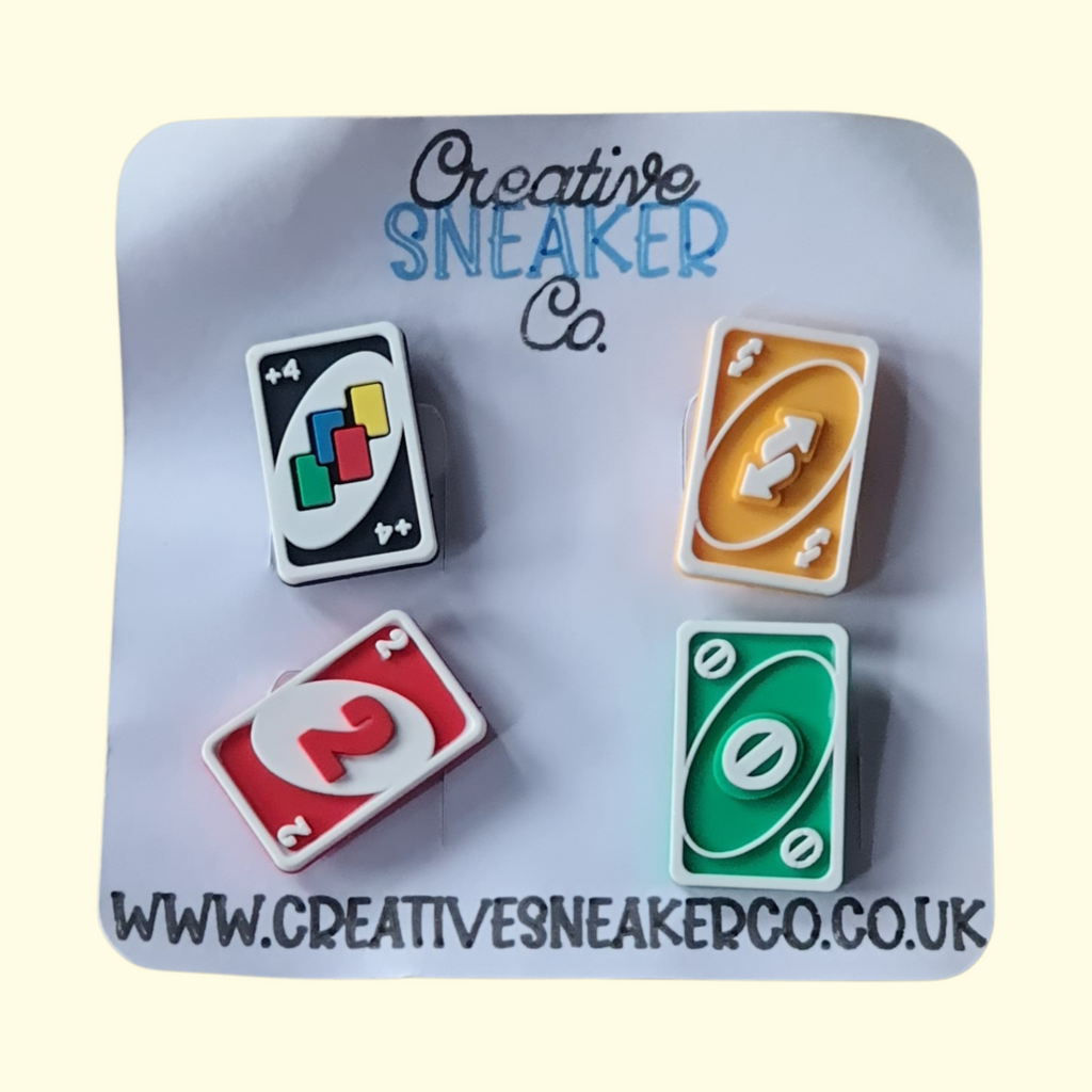 Uno Crocs Charms x4