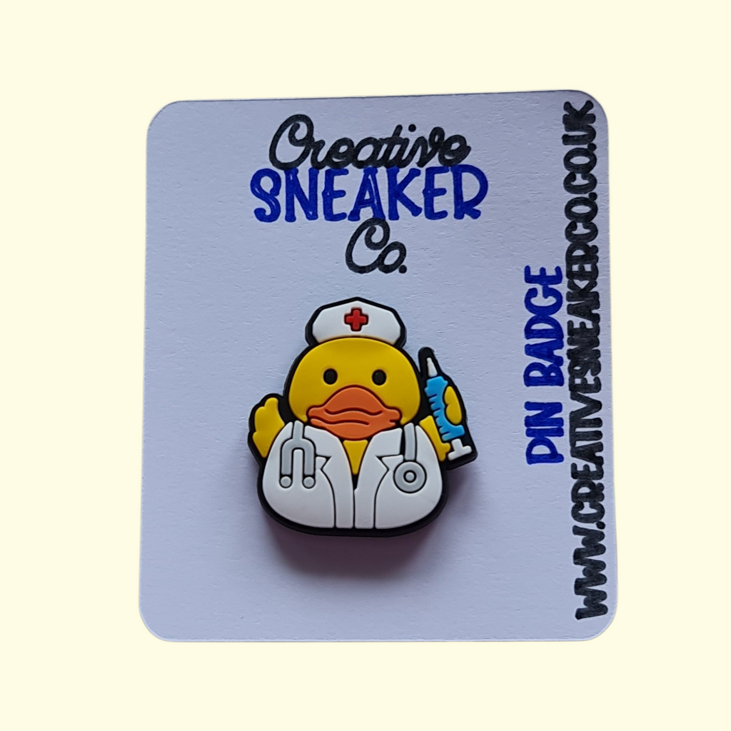 Duck Nurse Pin Badge