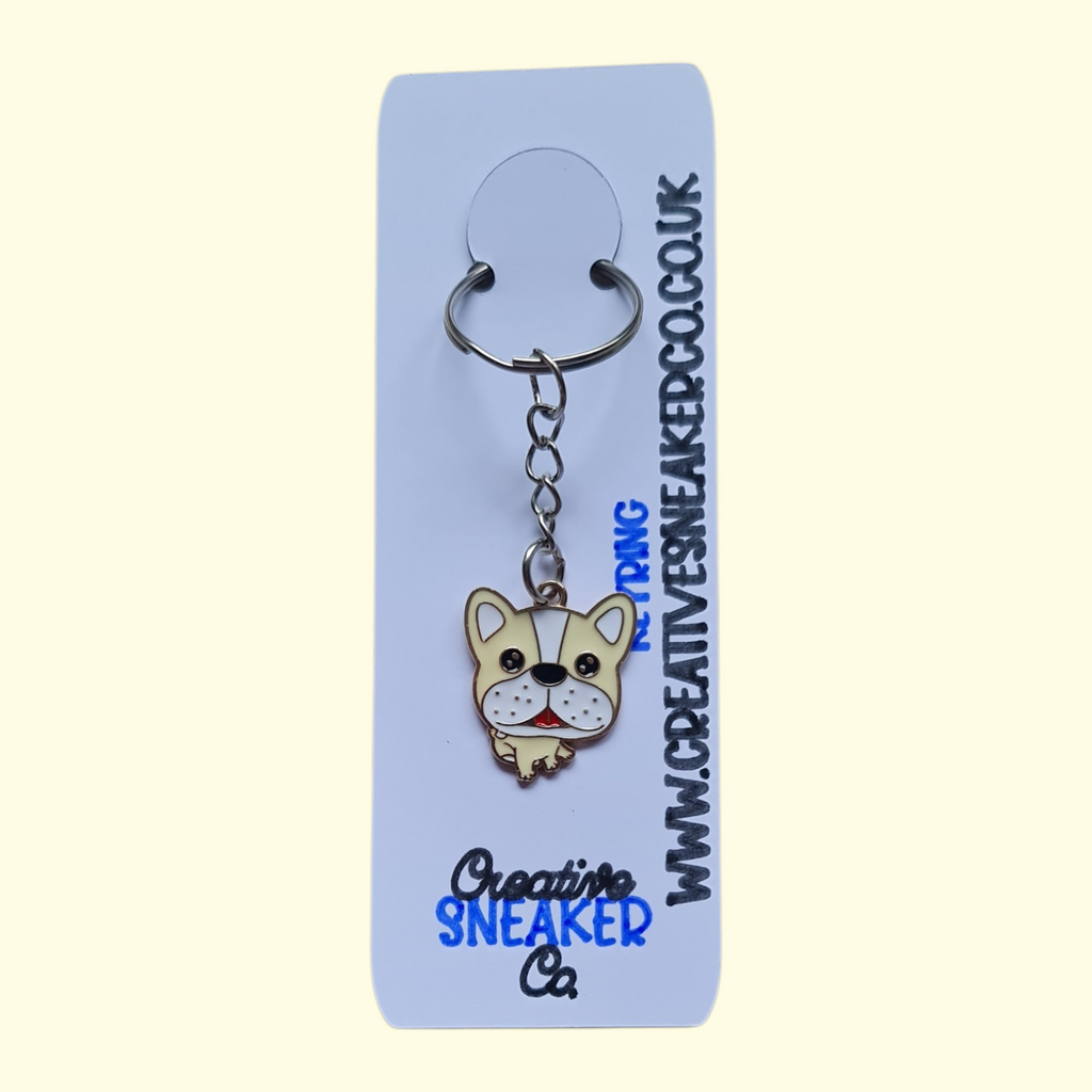 Dog French Bulldog Keyring
