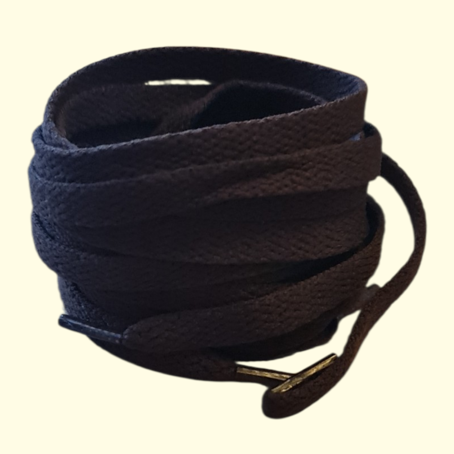 Flat Shoelaces 120cm Dark Brown