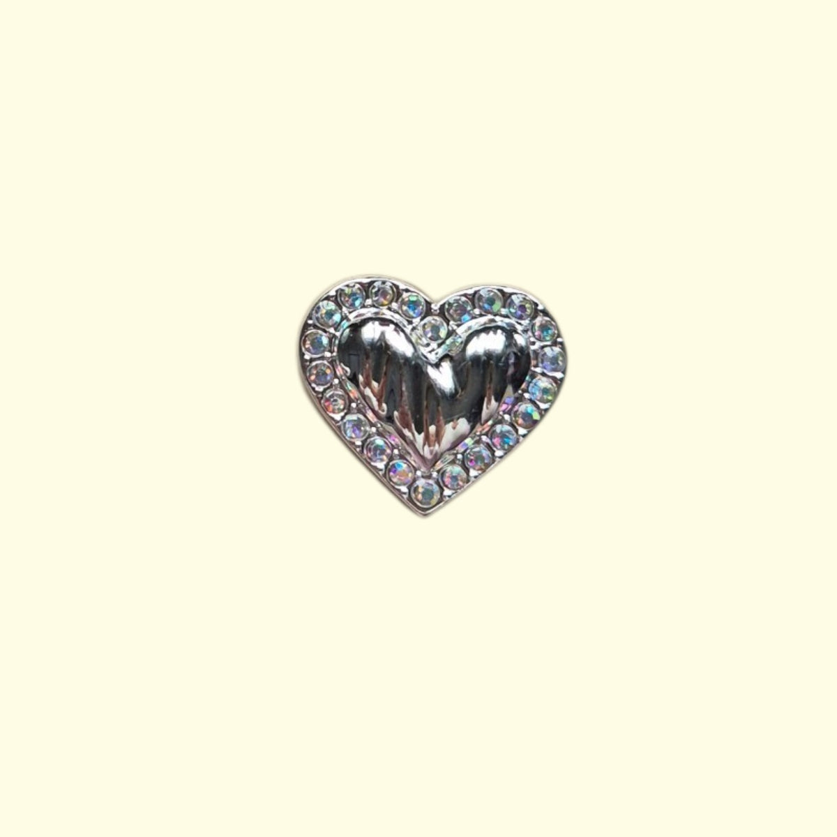 Silver Bling Butterfly Crocs Charms x4