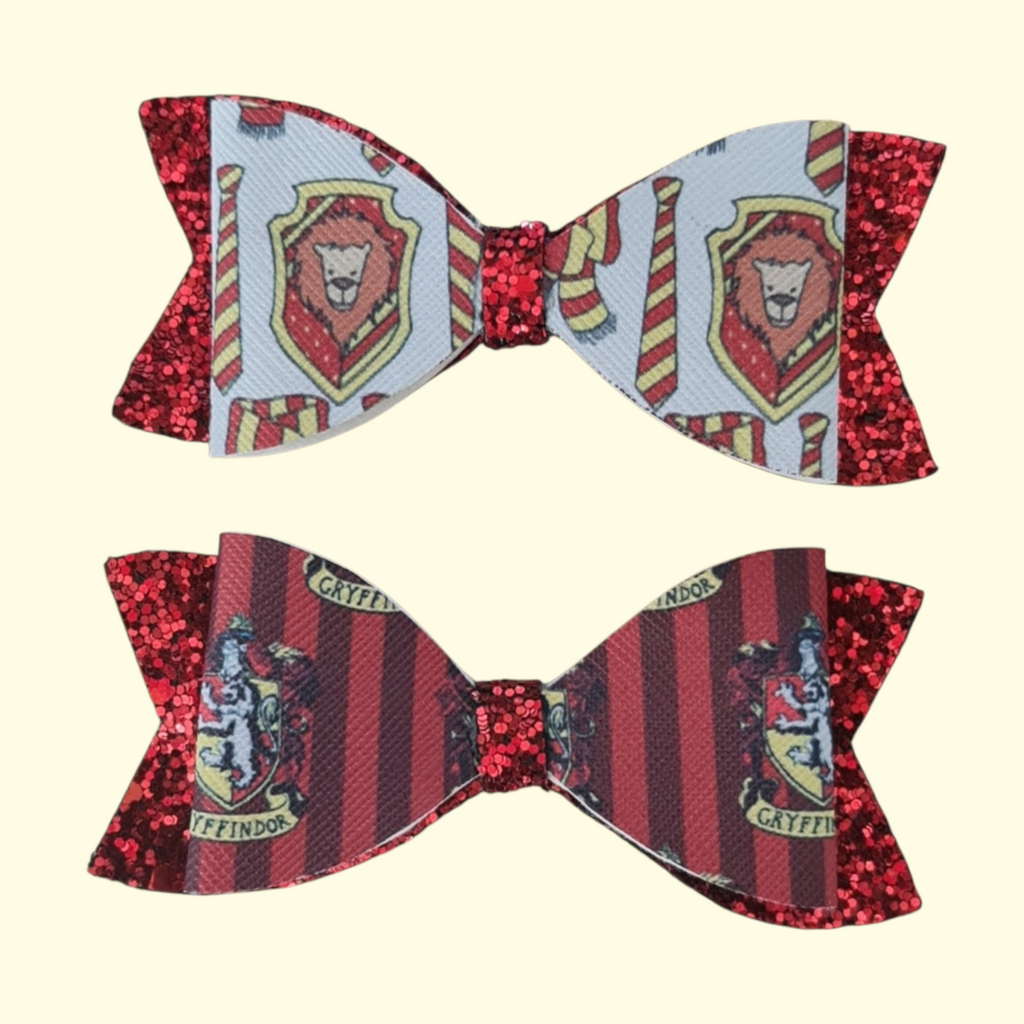Harry Potter Gryffindor Hair Bow x2