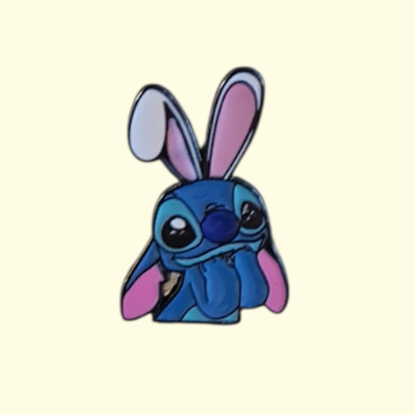Stitch Bunny Pin Badge