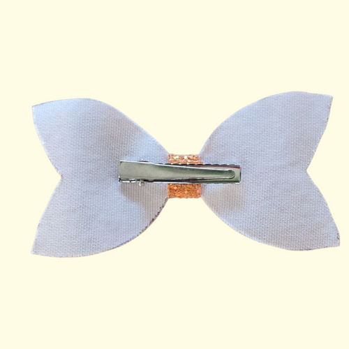 Autumn Squirrel Glitter Hair Bow