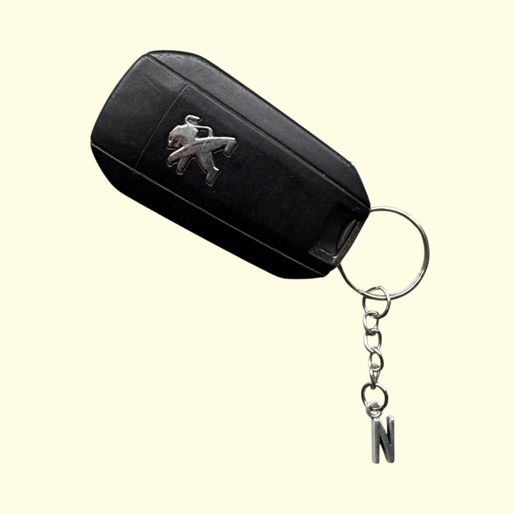 Letter N Keyring