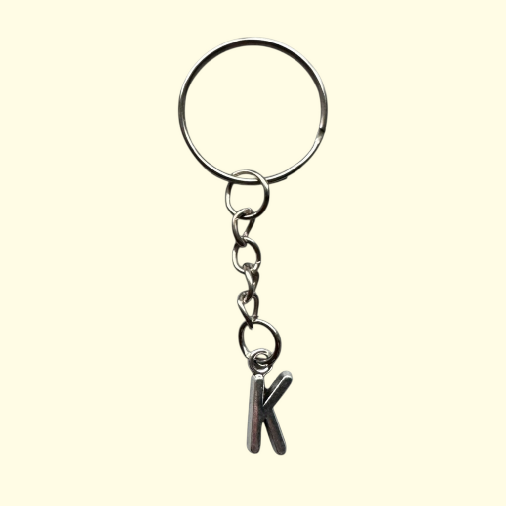 Letter K Keyring