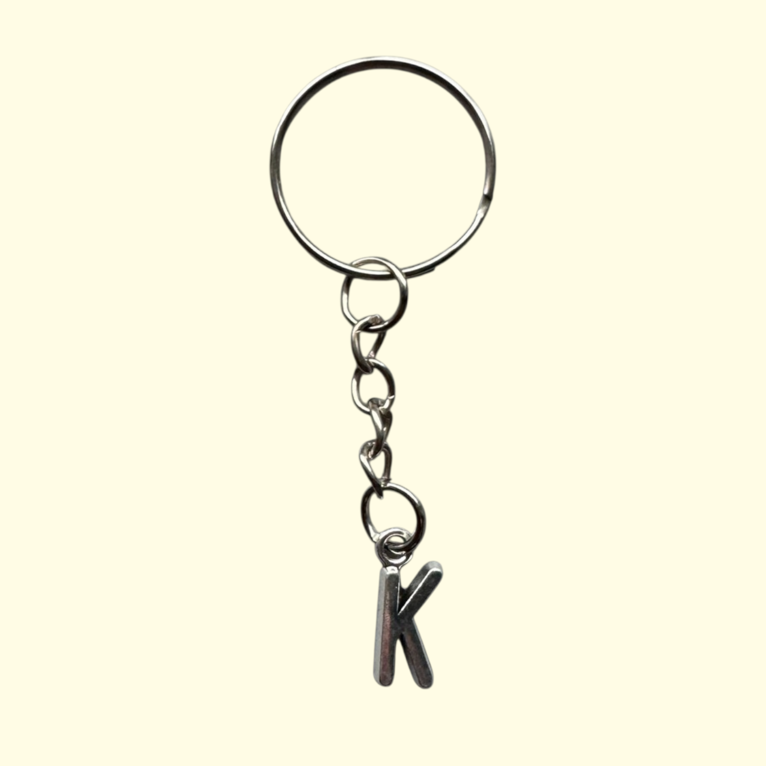Letter K Keyring