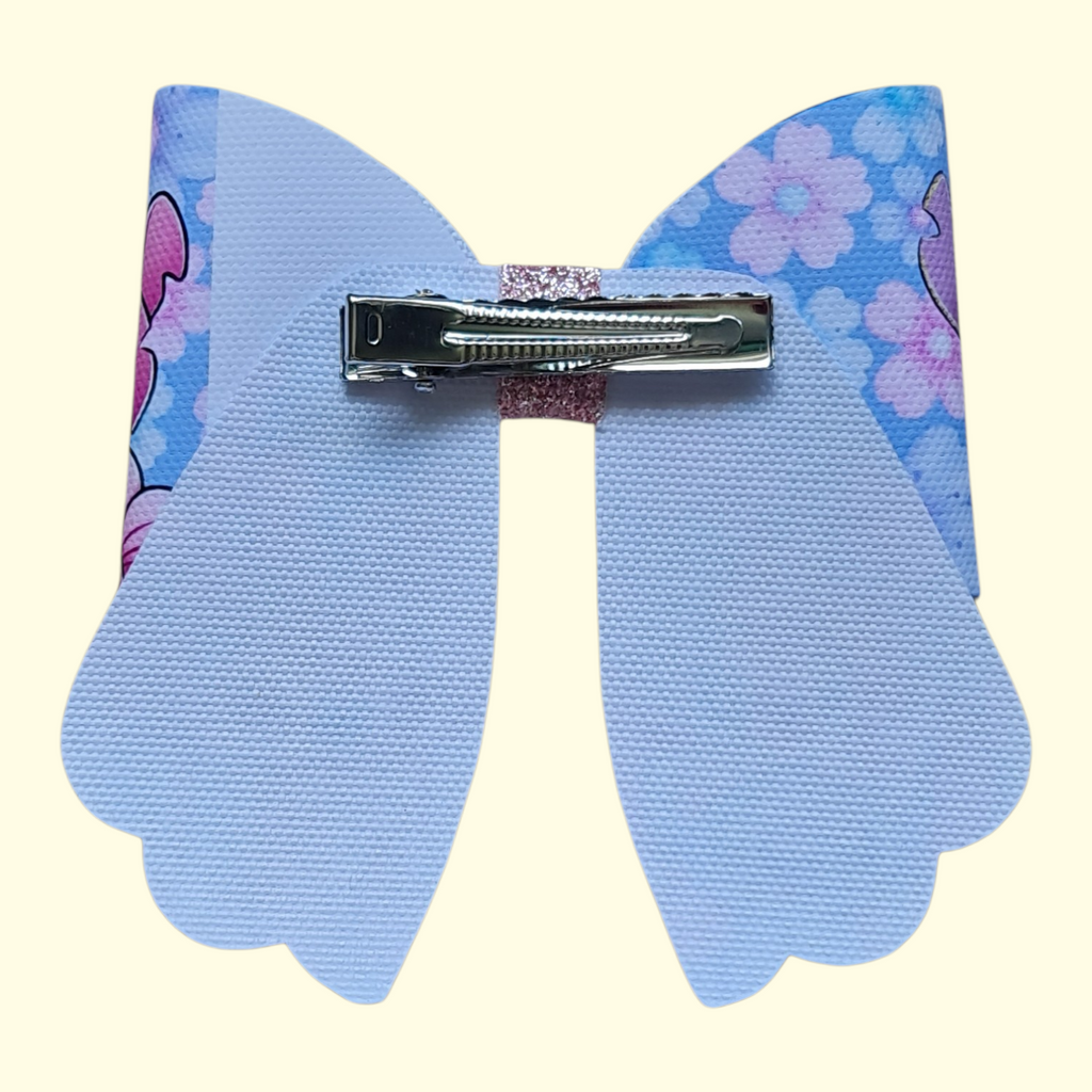 Stitch And Angel Sailor Hair Bow