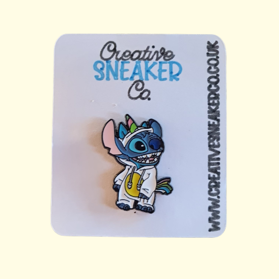 Stitch Unicorn Pin Badge