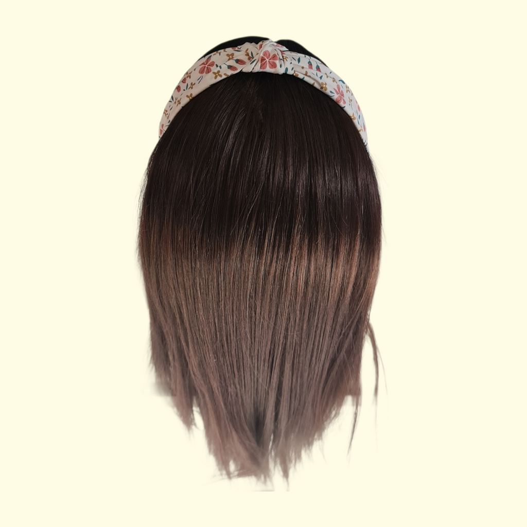 Floral Ivory Knot Headband