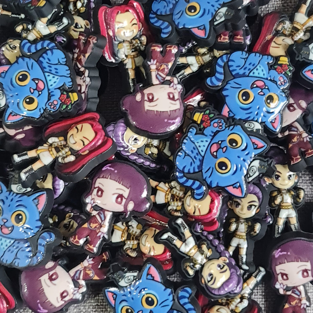 K-Pop Huntrix Crocs Charms 4 Pack