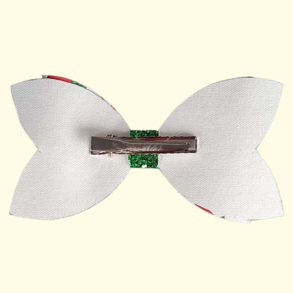 Santa Hat Standard Hair Bow