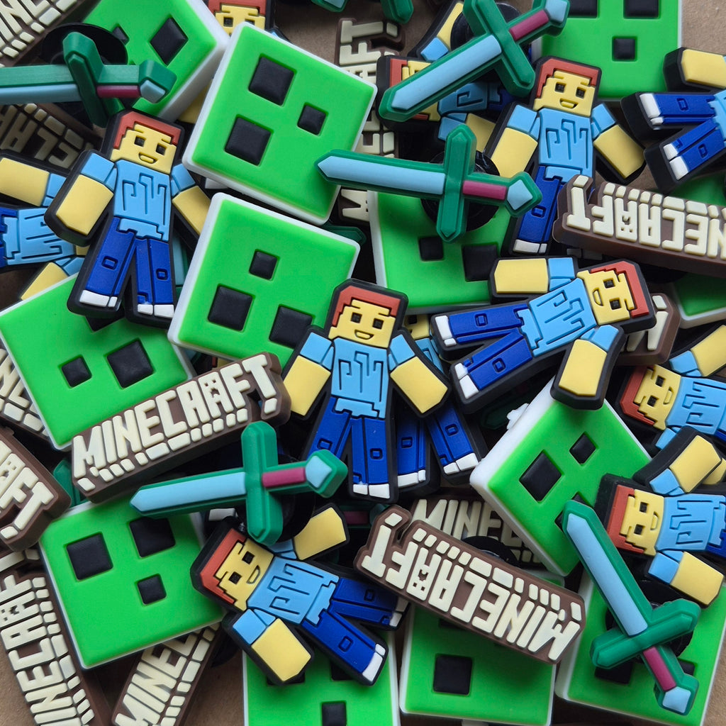 Minecraft Crocs Charms x4