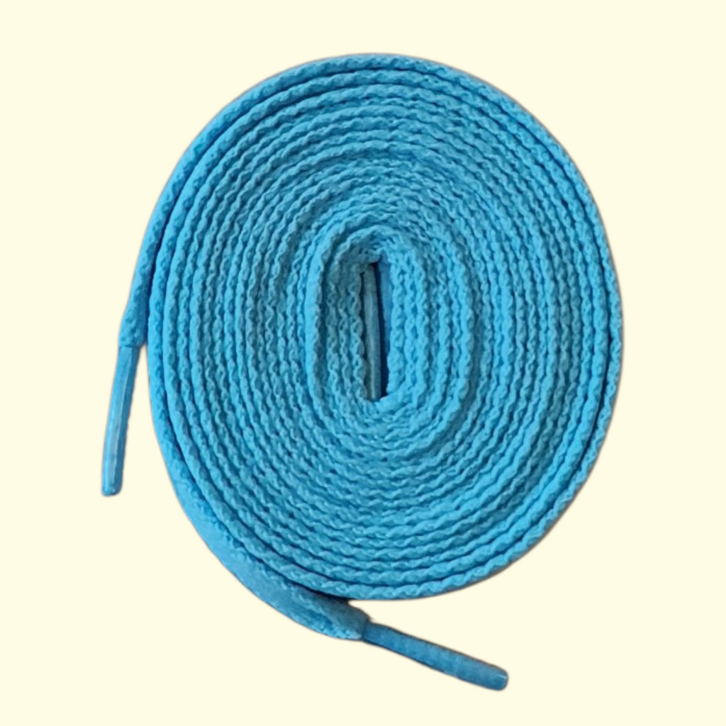 Flat Shoelaces 120cm Turquoise
