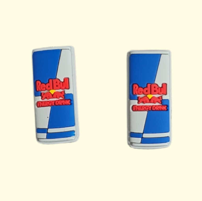 Red Bull Can Crocs Charms x2