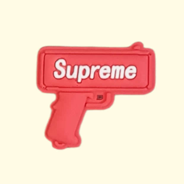 Supreme Crocs Charms x4