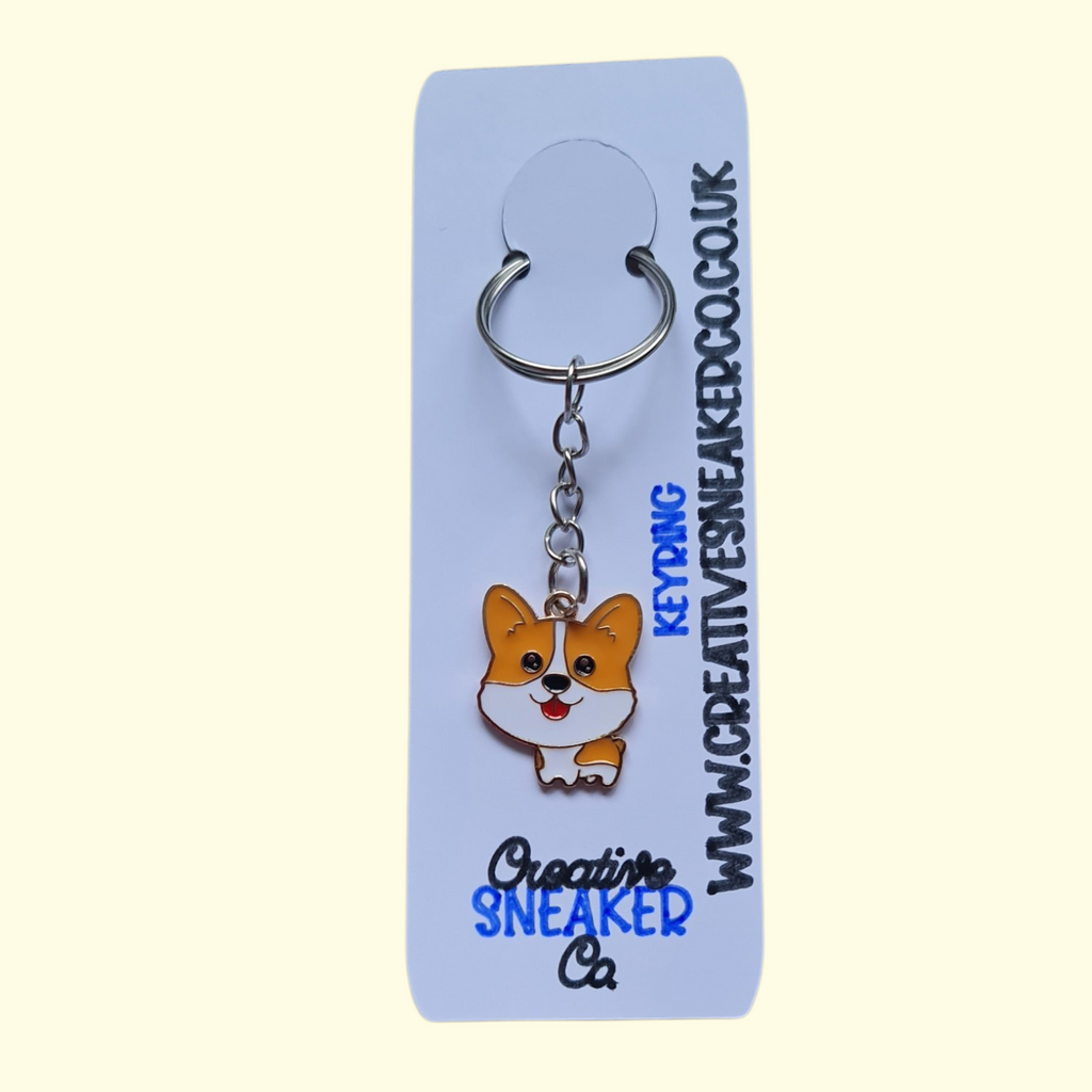 Dog Corgi Keyring