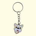 Dog French Bulldog Keyring