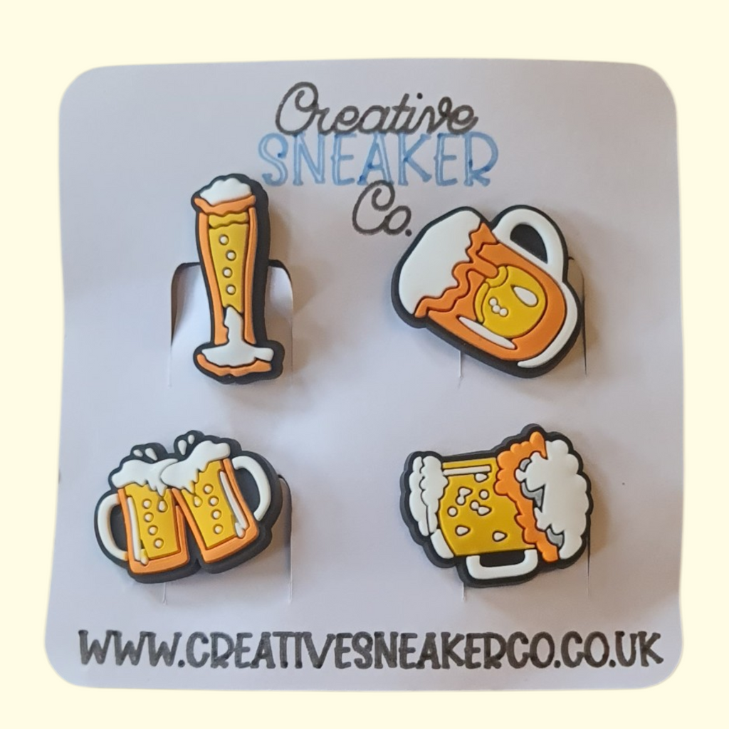 Beers Crocs Charms x4