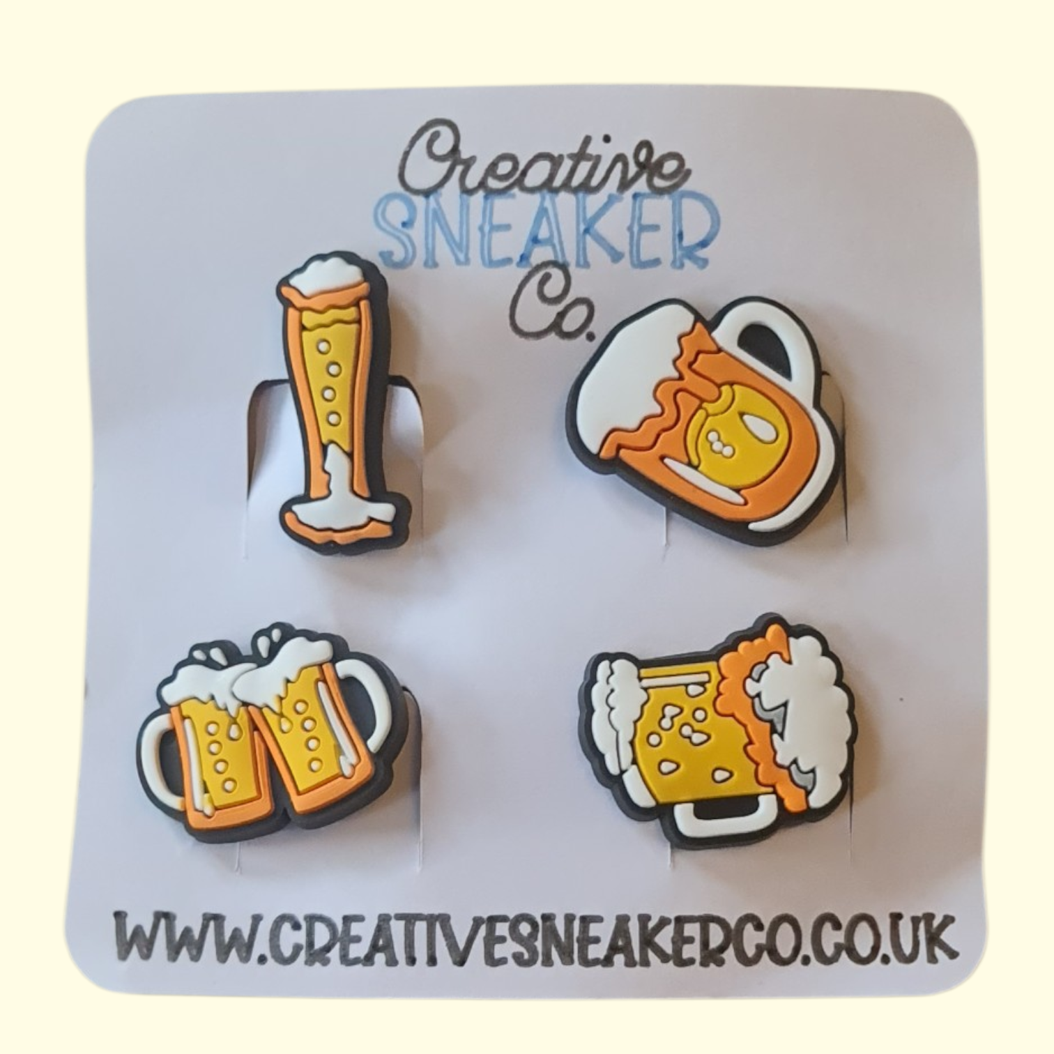 Beers Crocs Charms x4