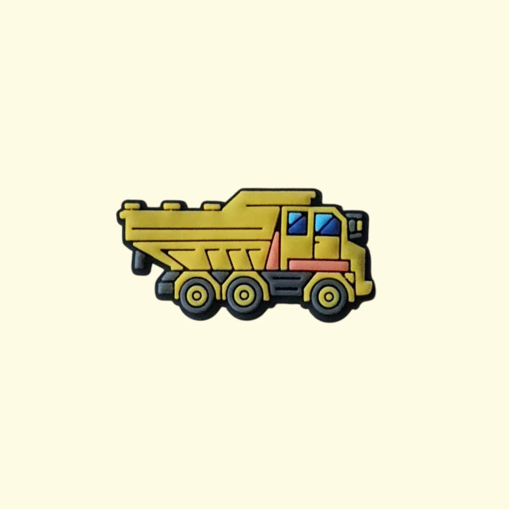 Construction Vehicles Crocs Charms x4