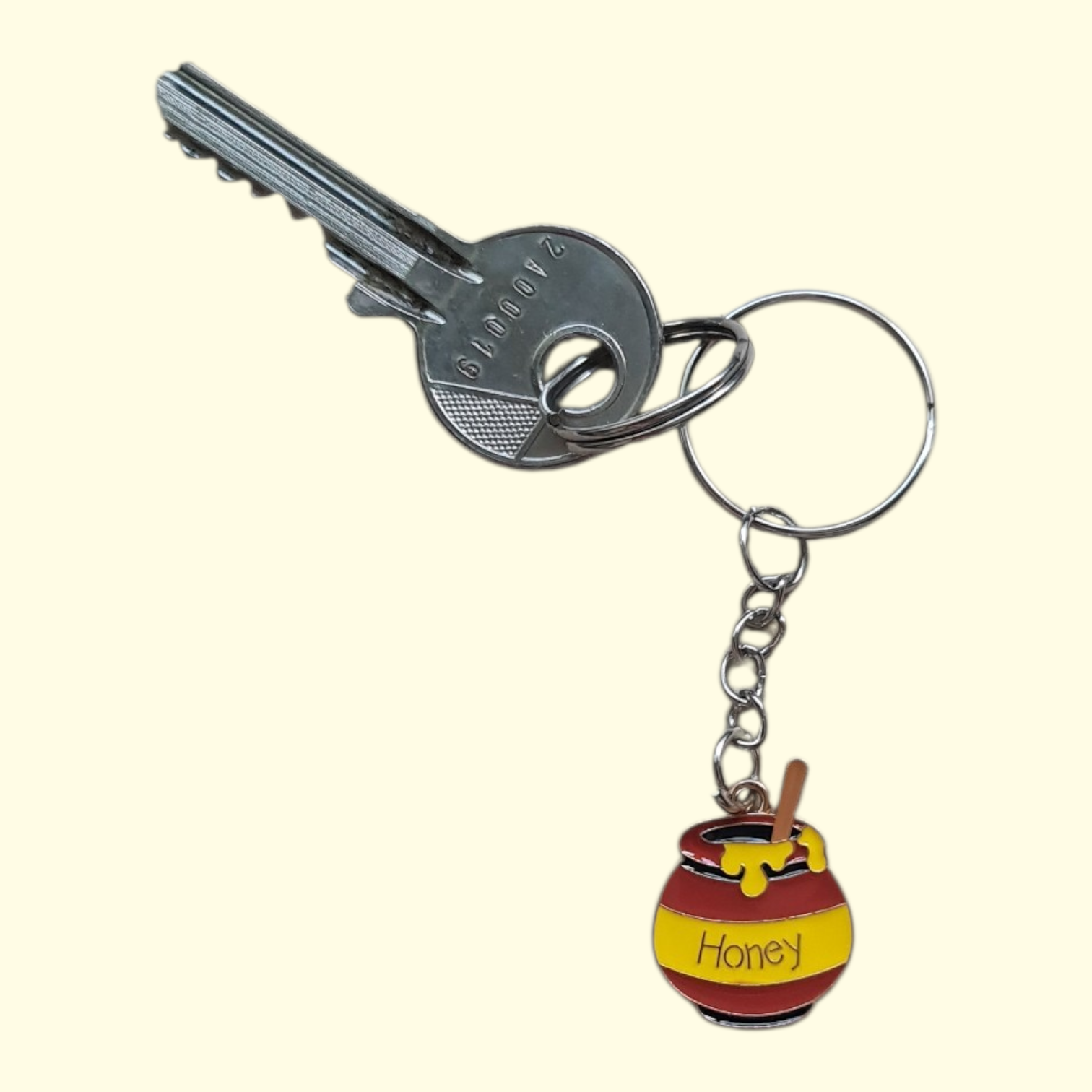 Winnie The Pooh Honey Pot Keyring