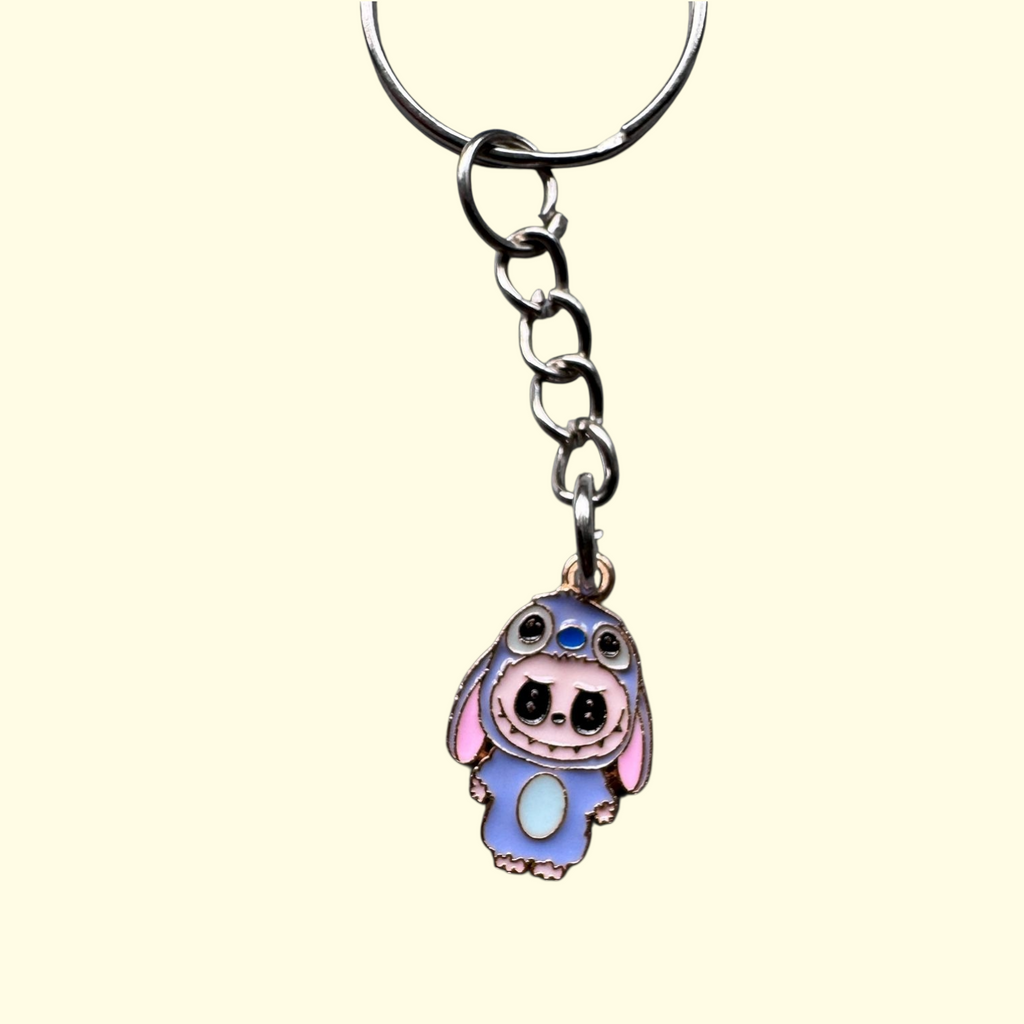 Labubu Stitch Keyring