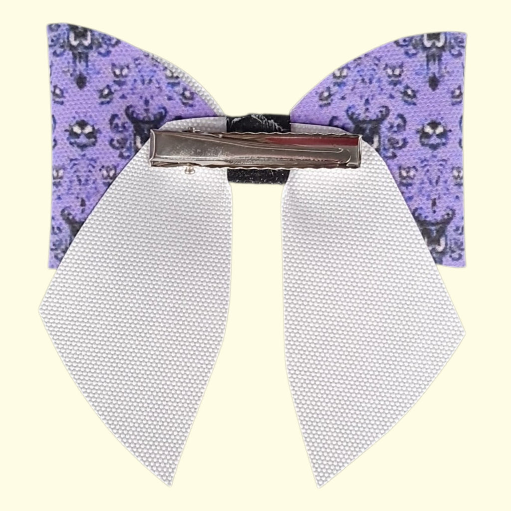 Purple Spider Halloween Sailor Hair Bow