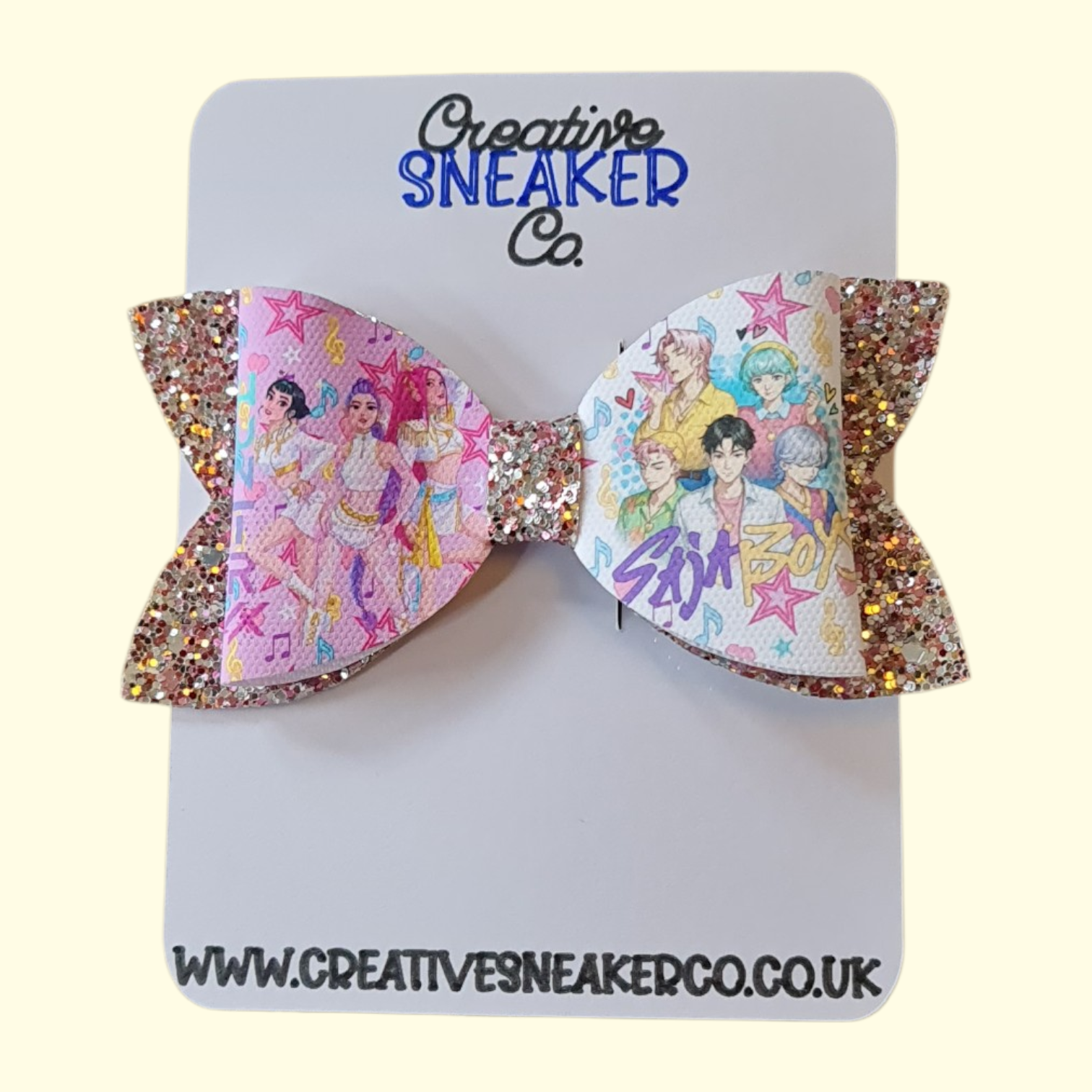 Huntrix and Saja Boys Standard Hair Bow