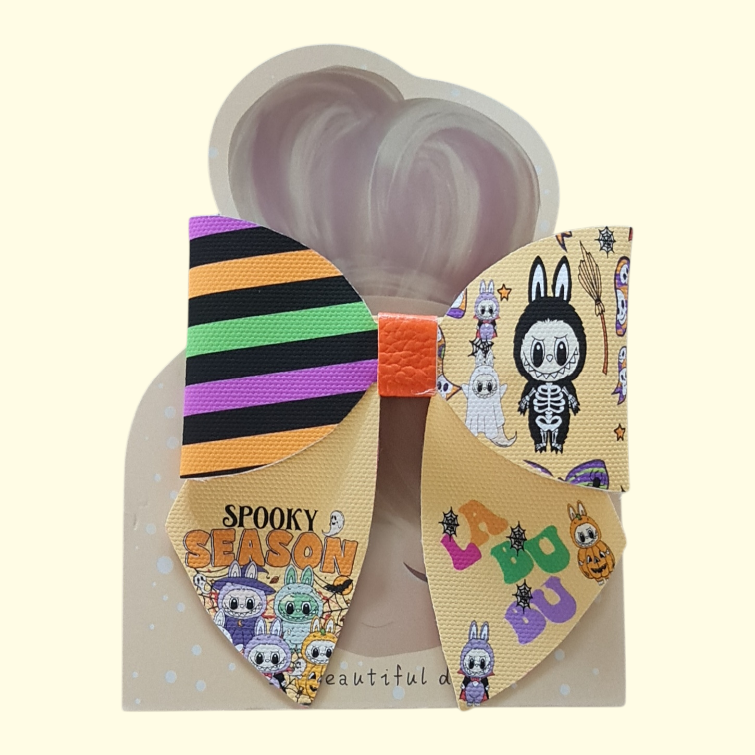 Labubu Halloween Sailor Hair Bow