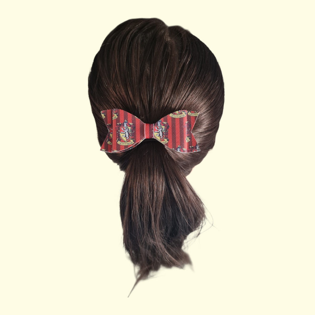 Harry Potter Gryffindor Badge Hair Bow