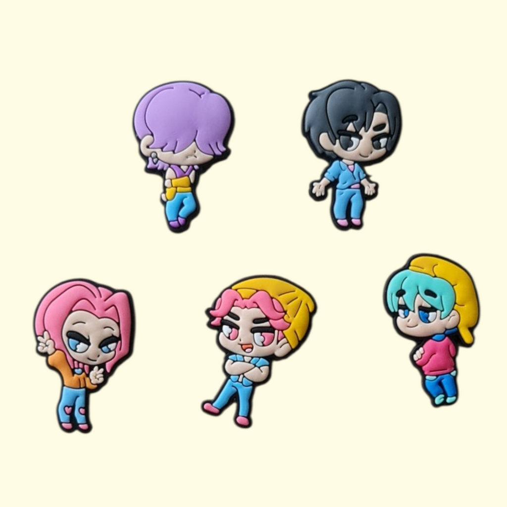 Saja Boys Crocs Charms x5