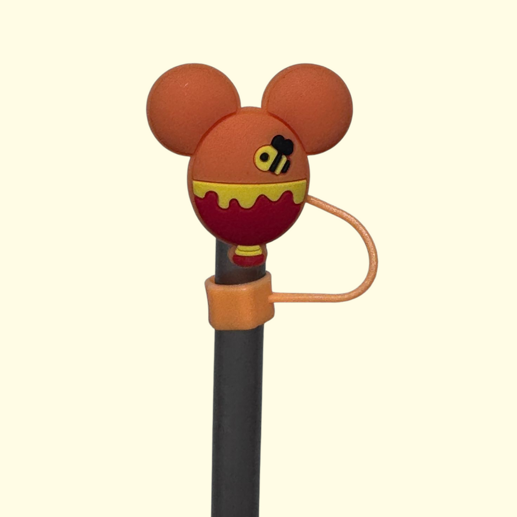 Disney Ears Winnie The Pooh Straw Topper