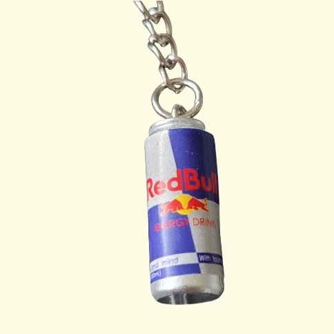 Red Bull Can Keyring