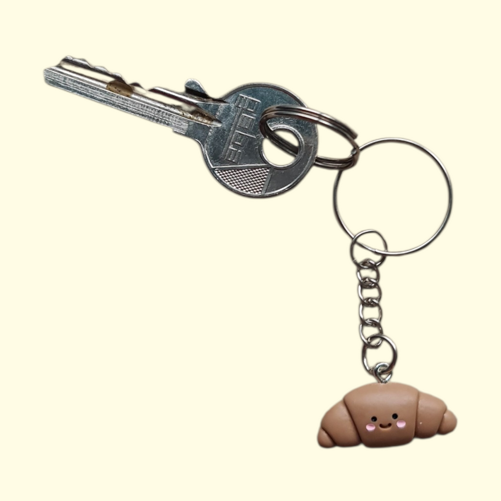Croissant Keyring