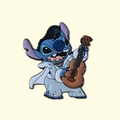 Stitch Elvis Pin Badge