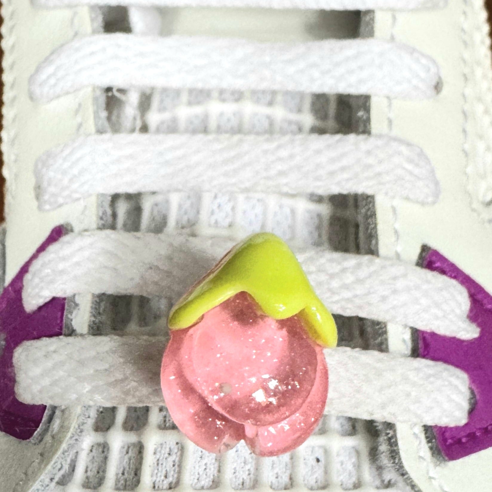 Flower Pink Shoelace Charms