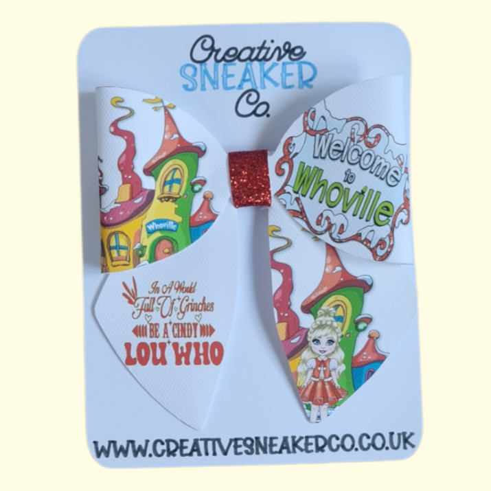 The Grinch Whoville Blonde Sailor Hair Bow