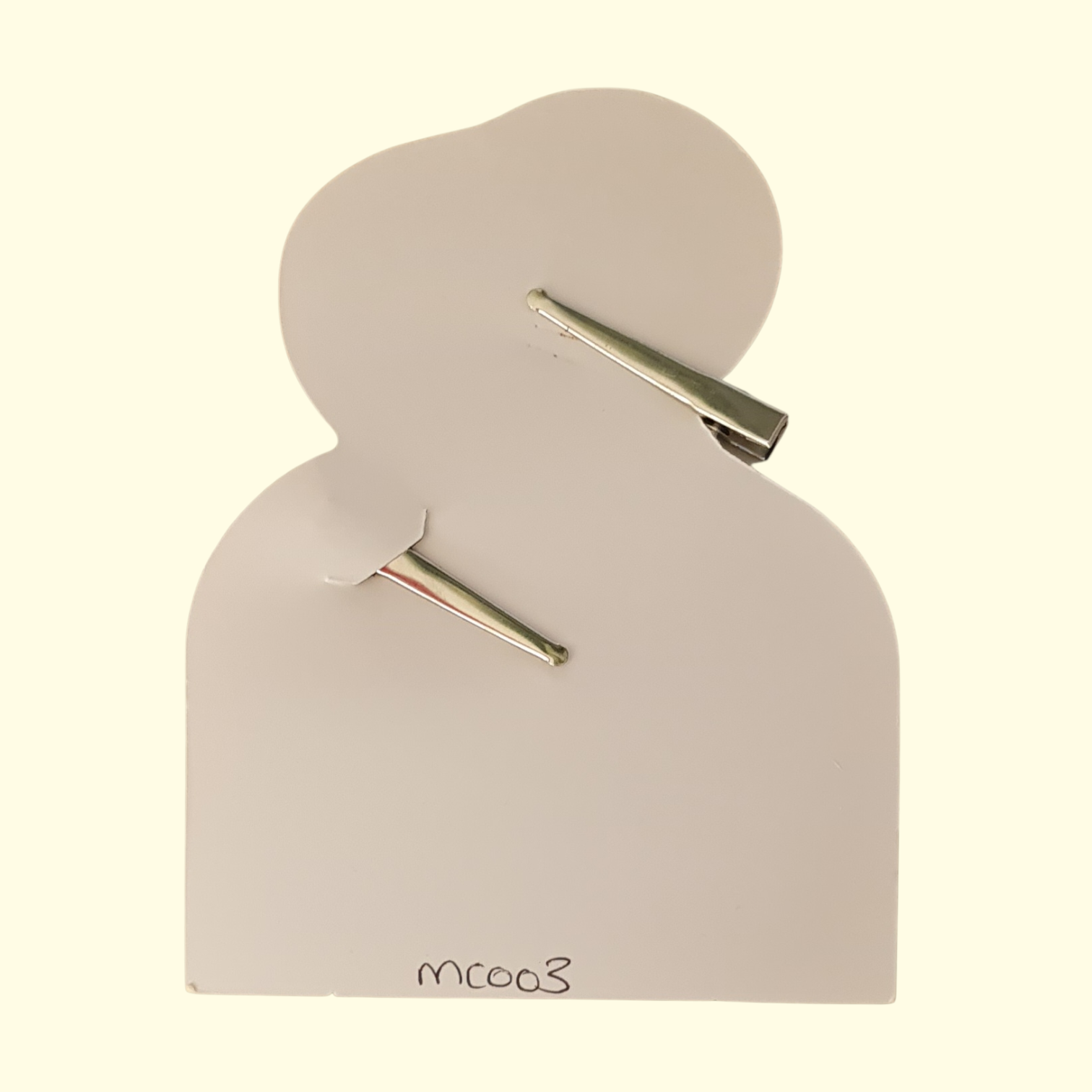 Lace Khaki Hair Bow x2