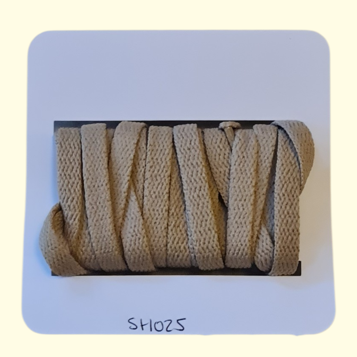 Flat Shoelaces 120cm Beige