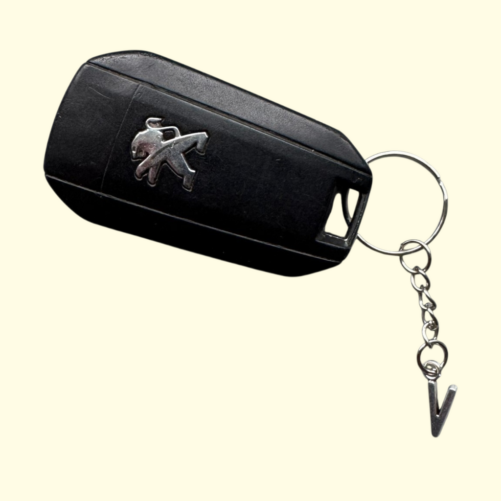 Letter V Keyring