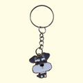 Dog Schnauzer Keyring