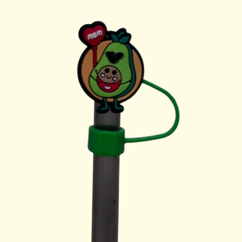 Avocado Mom Straw Topper