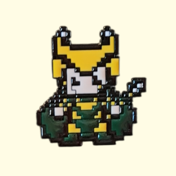 Marvel Loki Blocks Pin Badge
