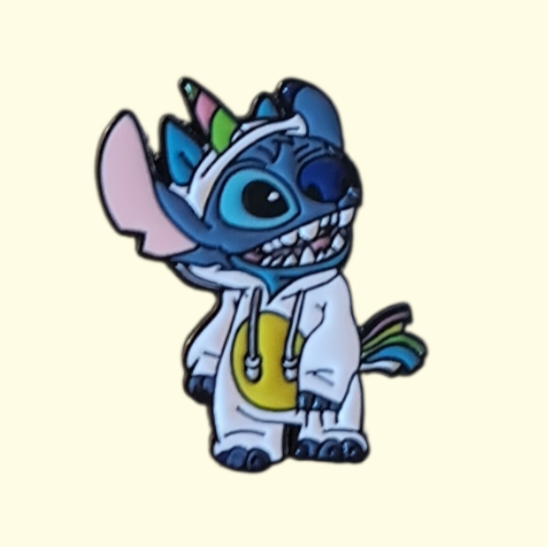 Stitch Unicorn Pin Badge