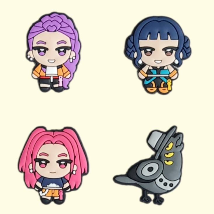 K-Pop Huntrix Crocs Charms 4 Pack