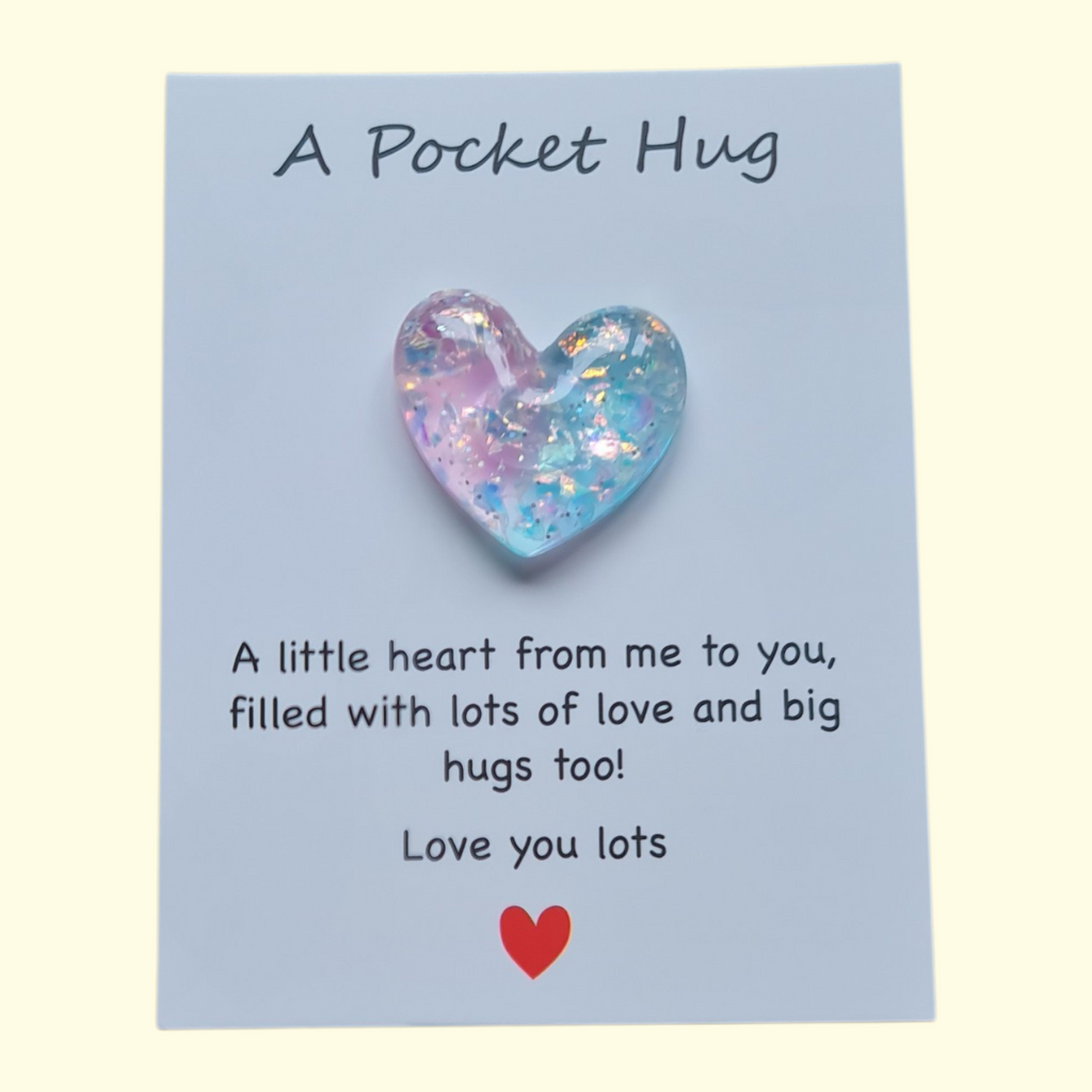 Heart Pink Pocket Hug
