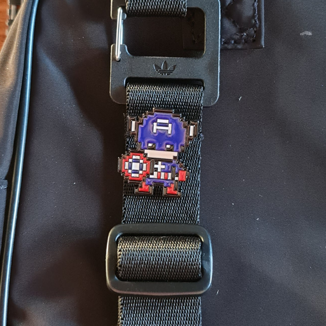 Marvel Captain America Blocks Pin Badge
