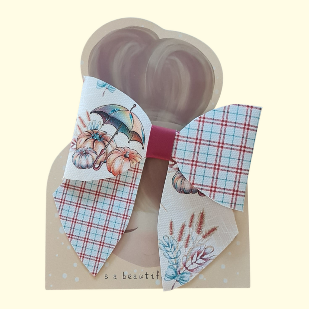 Autumn Rain Sailor Hair Bow