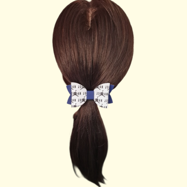 Jumpman Blue Hair Bow